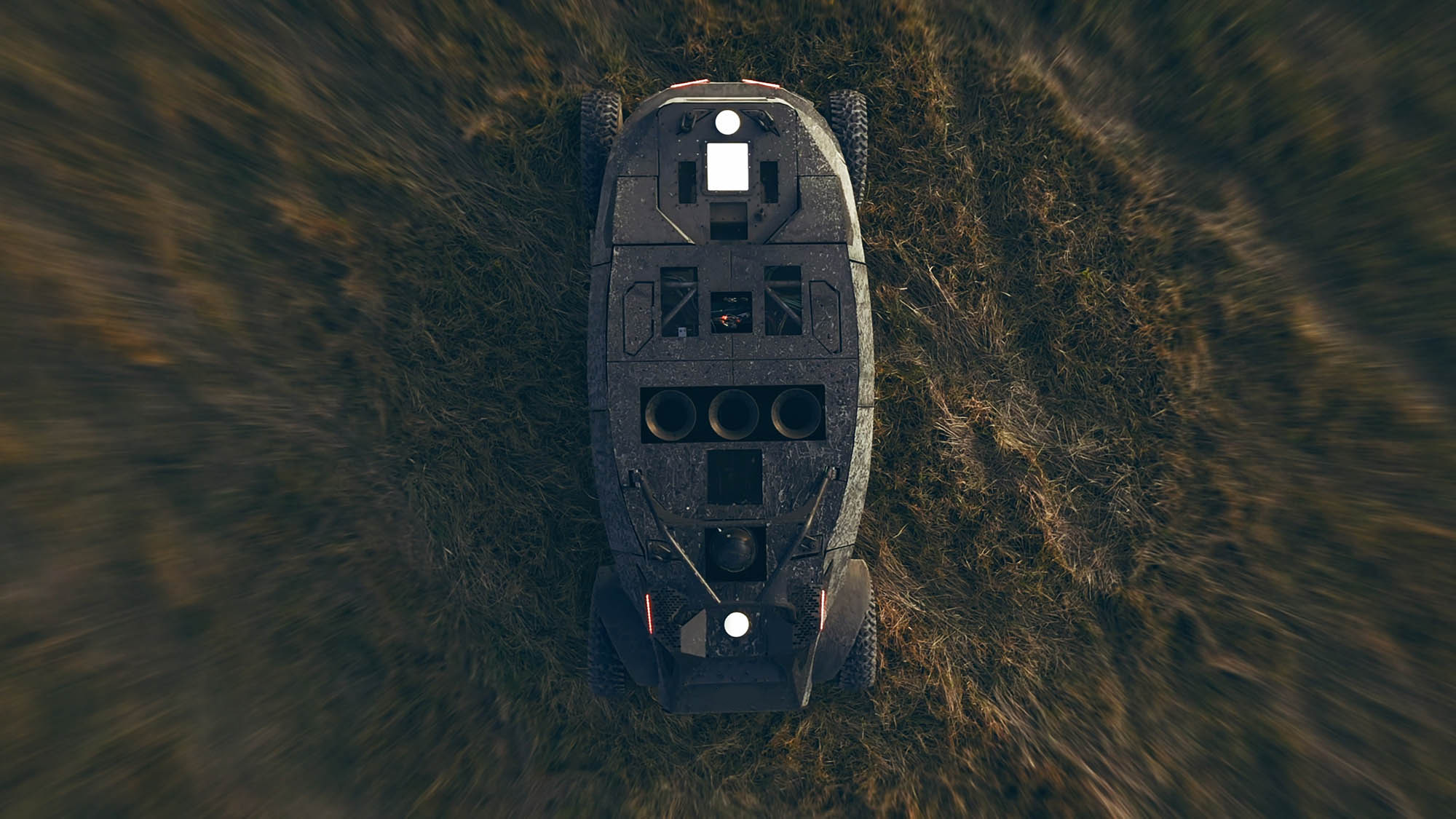 Autonomous Military Vehicle With Deployable Drones