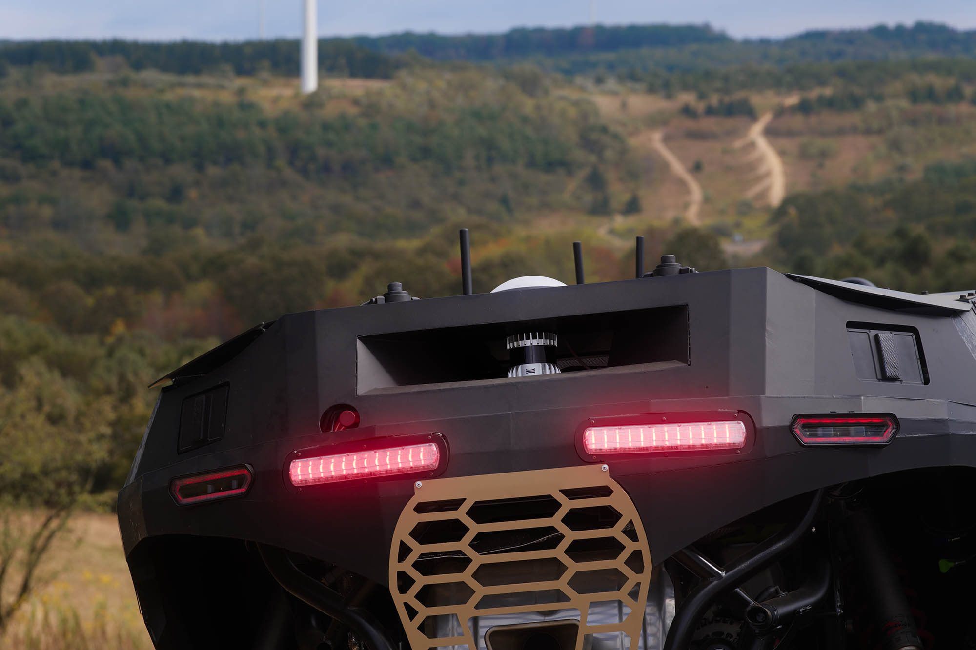 Autonomous Military Vehicle With Deployable Drones
