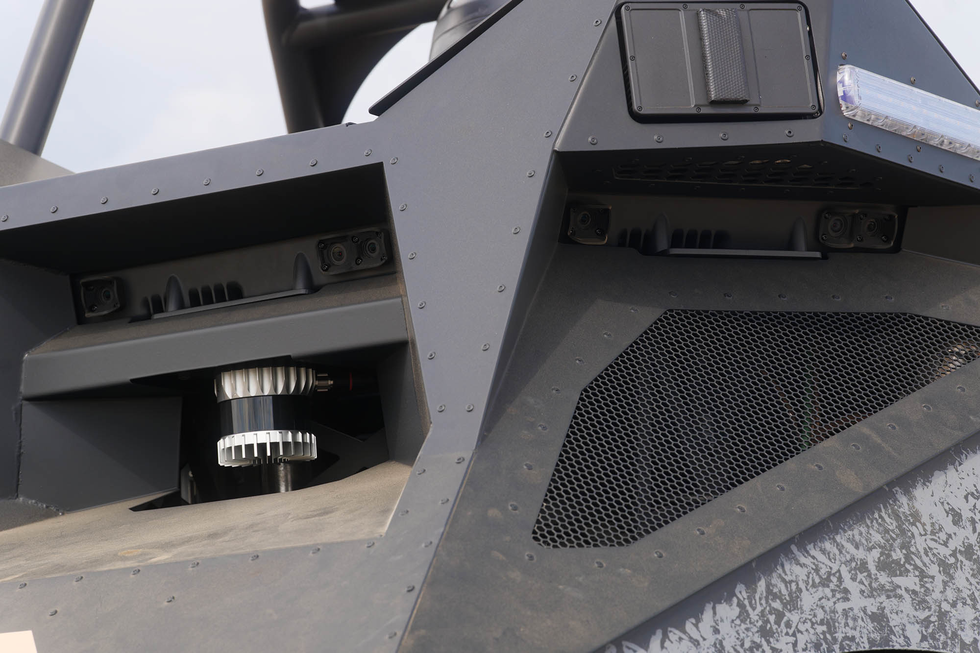 Autonomous Military Vehicle With Deployable Drones